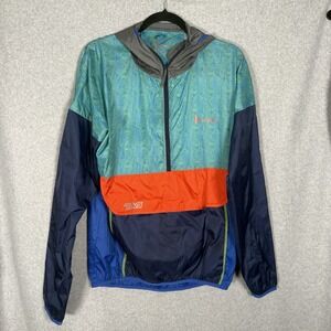 Cotopaxi Jacket Teva Windbreaker 1/2 Zip Jacket COOL DESIGN Mens M / Women's L